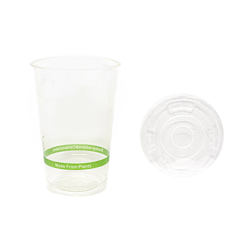 EcoChoice 12 oz. PLA Compostable Plastic Cold Cup - 50/Pack