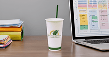 Load image into Gallery viewer, 22 oz Eco-Friendly Cold Paper Cup w/two sided Bio Lining (1000 Count)